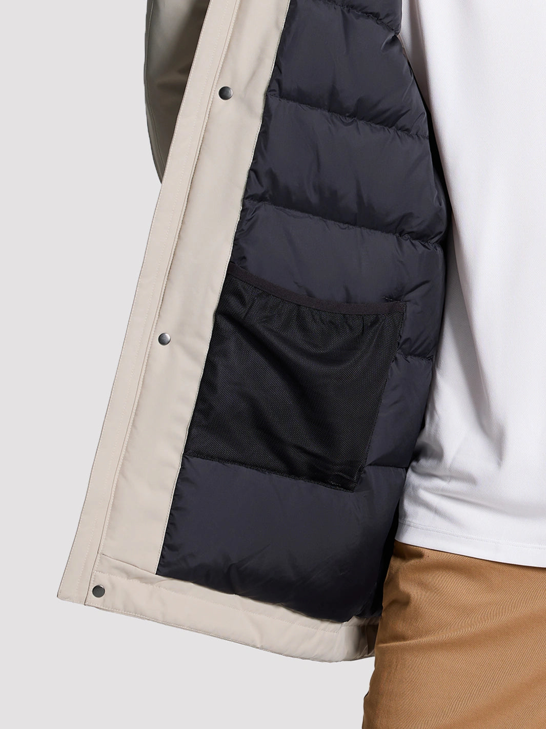 Men's 700 Fill Power Water-Resistant Duck Down Parka Jacket PIONEER CAMP