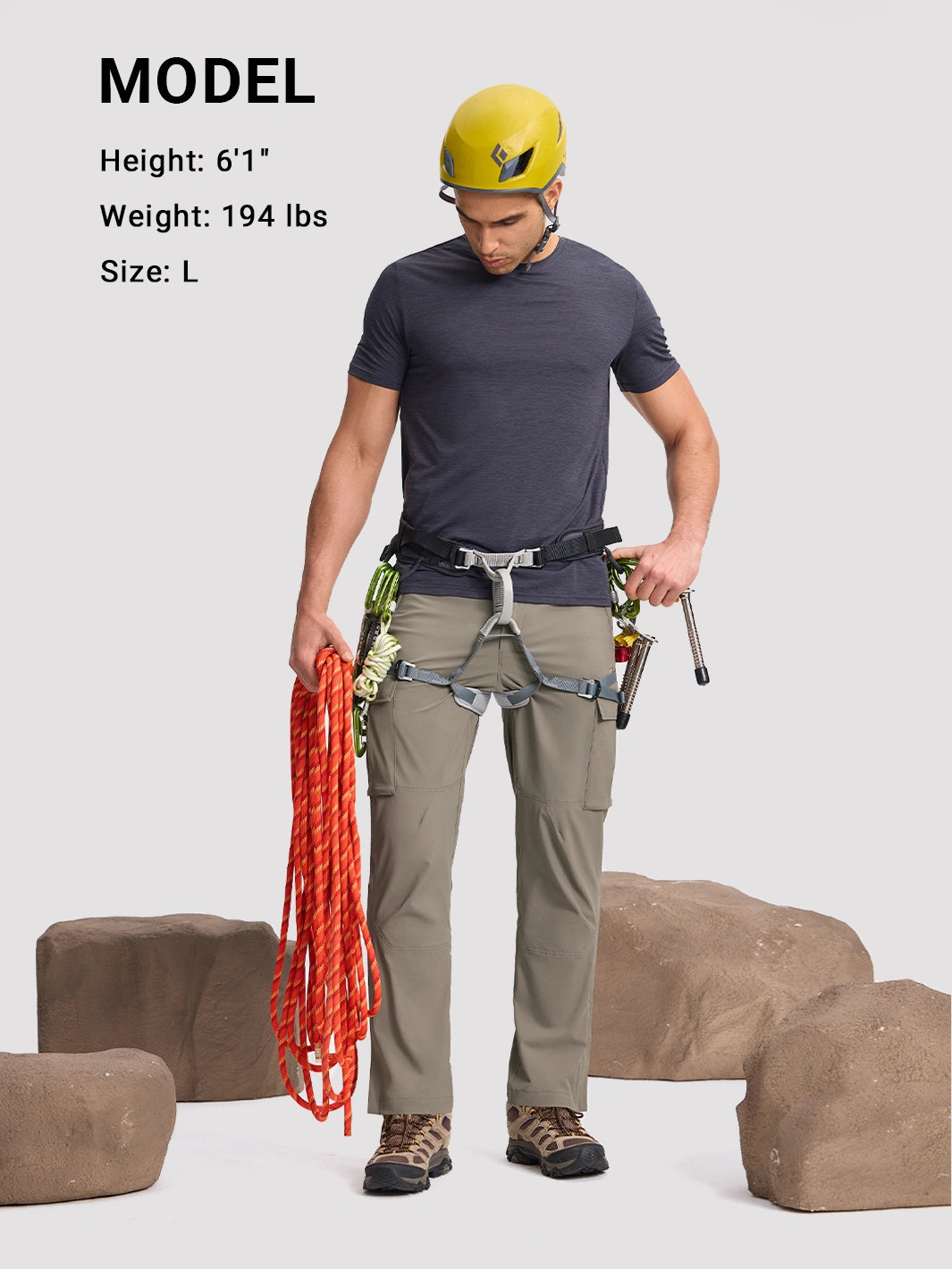 Men's Quick-Dry Water-Repellent Hiking Pants