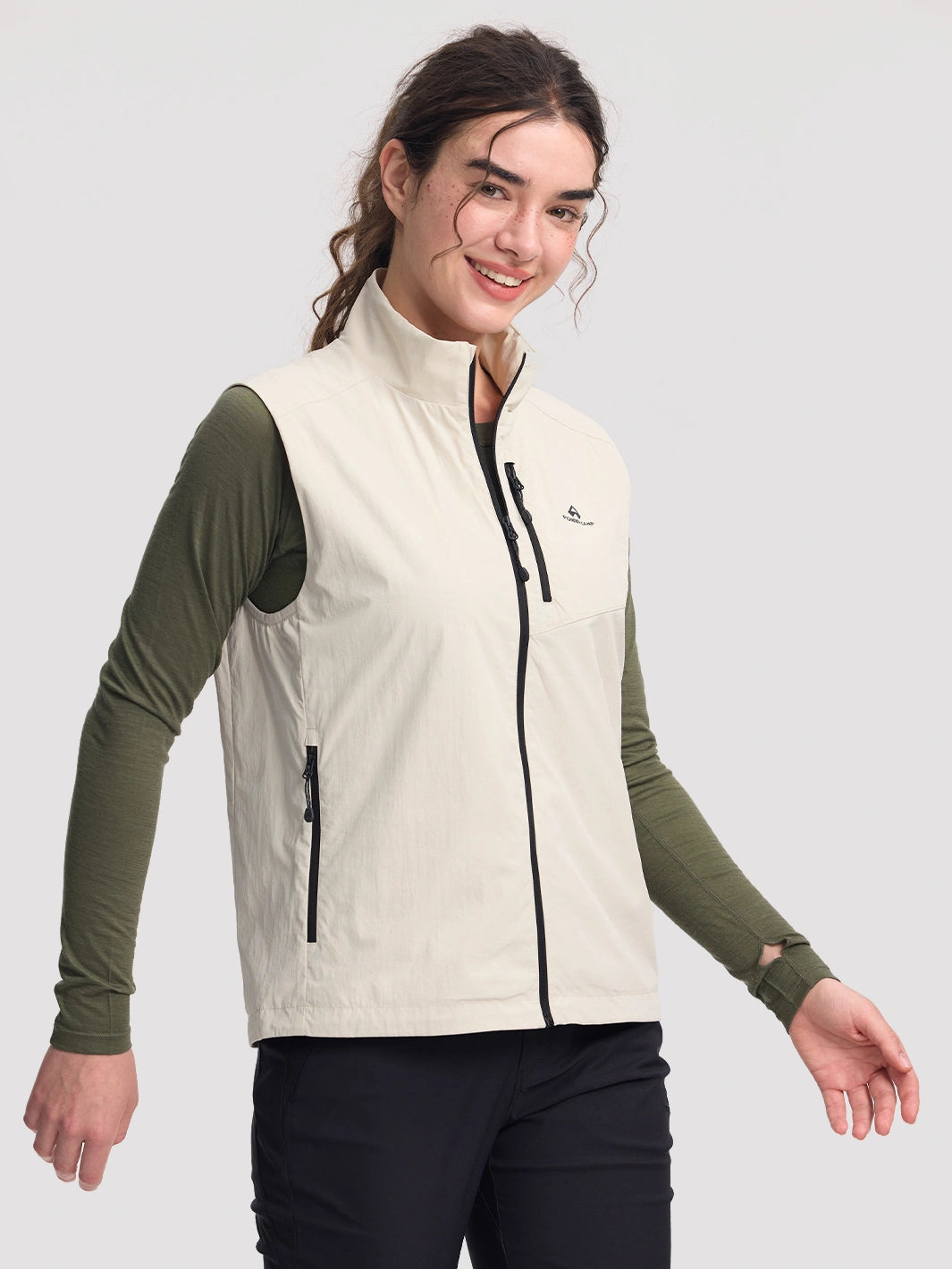 Women's Packable Softshell Vest PIONEER CAMP