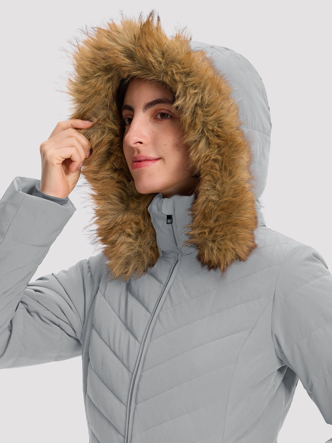 Women's Waterproof Long Puffer Coat PIONEER CAMP