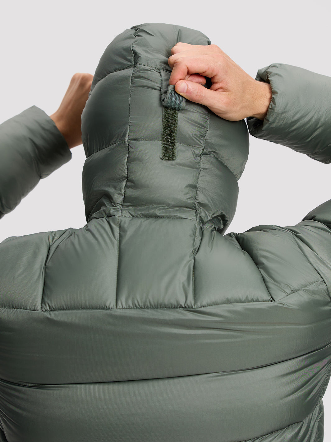 Men's 800-Fill Goose Down Hooded Jacket PIONEER CAMP
