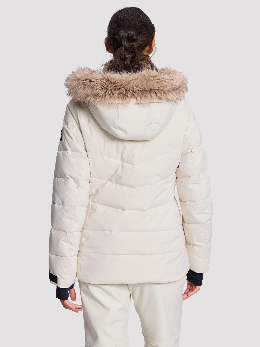 Women's Slim-Fit Faux Fur Collar SORONA Insulated Ski Jacket PIONEER CAMP
