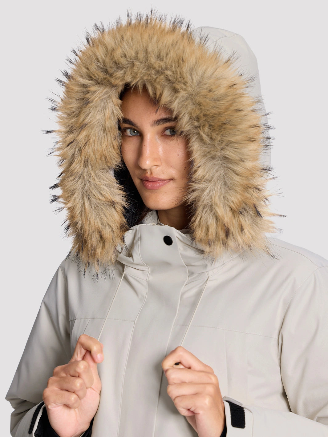 Women's 700 Fill Power Water-Resistant Duck Down Parka Jacket PIONEER CAMP