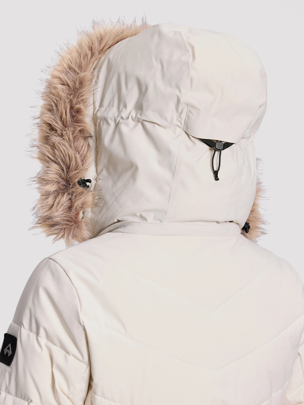 Women's Slim-Fit Faux Fur Collar SORONA Insulated Ski Jacket PIONEER CAMP