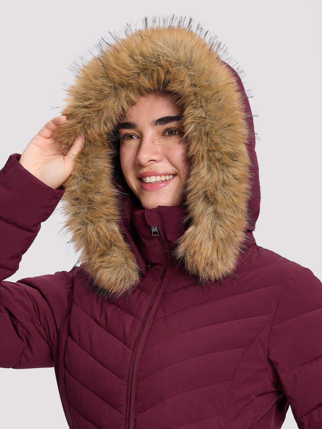 Women's Waterproof Long Puffer Coat PIONEER CAMP