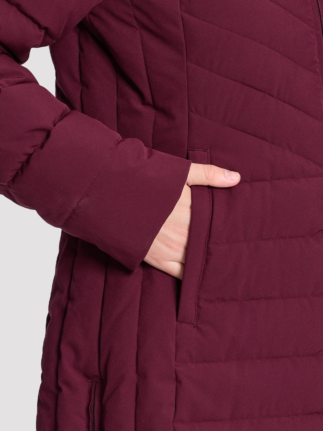 Women's Waterproof Long Puffer Coat PIONEER CAMP