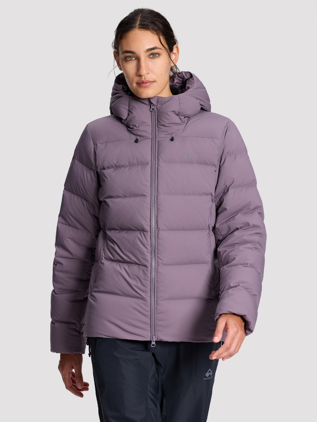 POLARIS Women's 800 Fill Goose Down Hooded Jacket Pioneer Camp