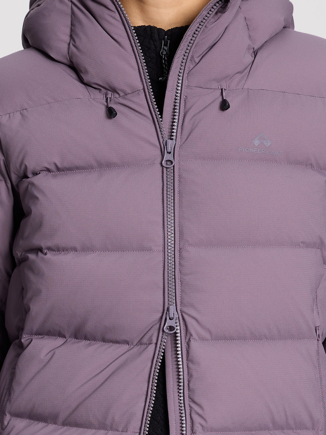 POLARIS Women's 800 Fill Goose Down Hooded Jacket Pioneer Camp