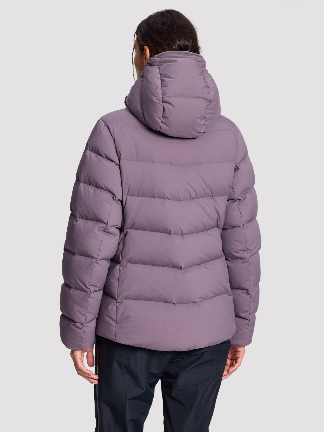 POLARIS Women's 800 Fill Goose Down Hooded Jacket Pioneer Camp