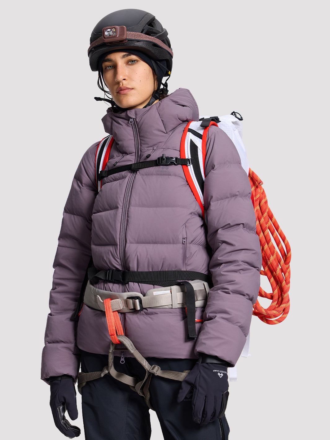 POLARIS Women's 800 Fill Goose Down Hooded Jacket Pioneer Camp