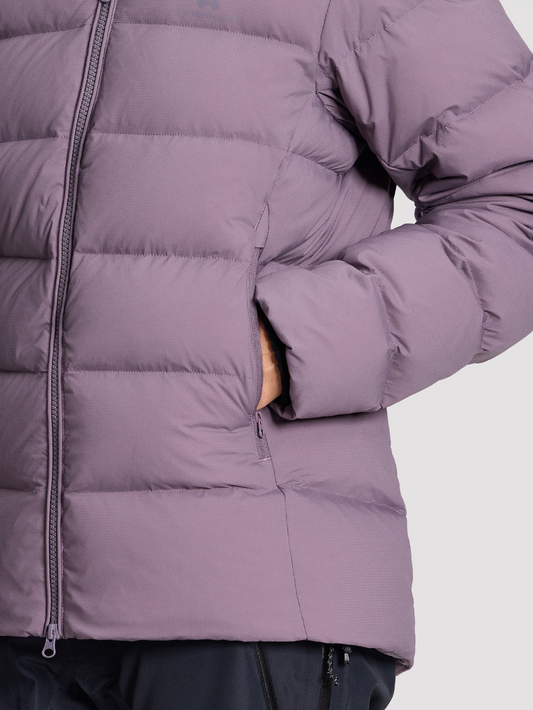 POLARIS Women's 800 Fill Goose Down Hooded Jacket Pioneer Camp