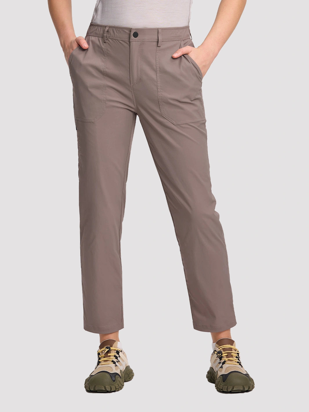 Women's Quick-Dry Water-Repellent Hiking Pants PIONEER CAMP