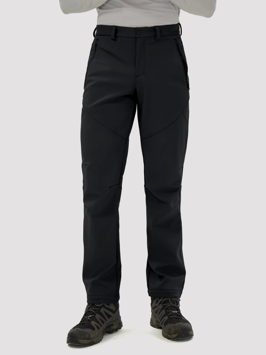 Men's Fleece-Lined Waterproof Softshell Hiking Pants
