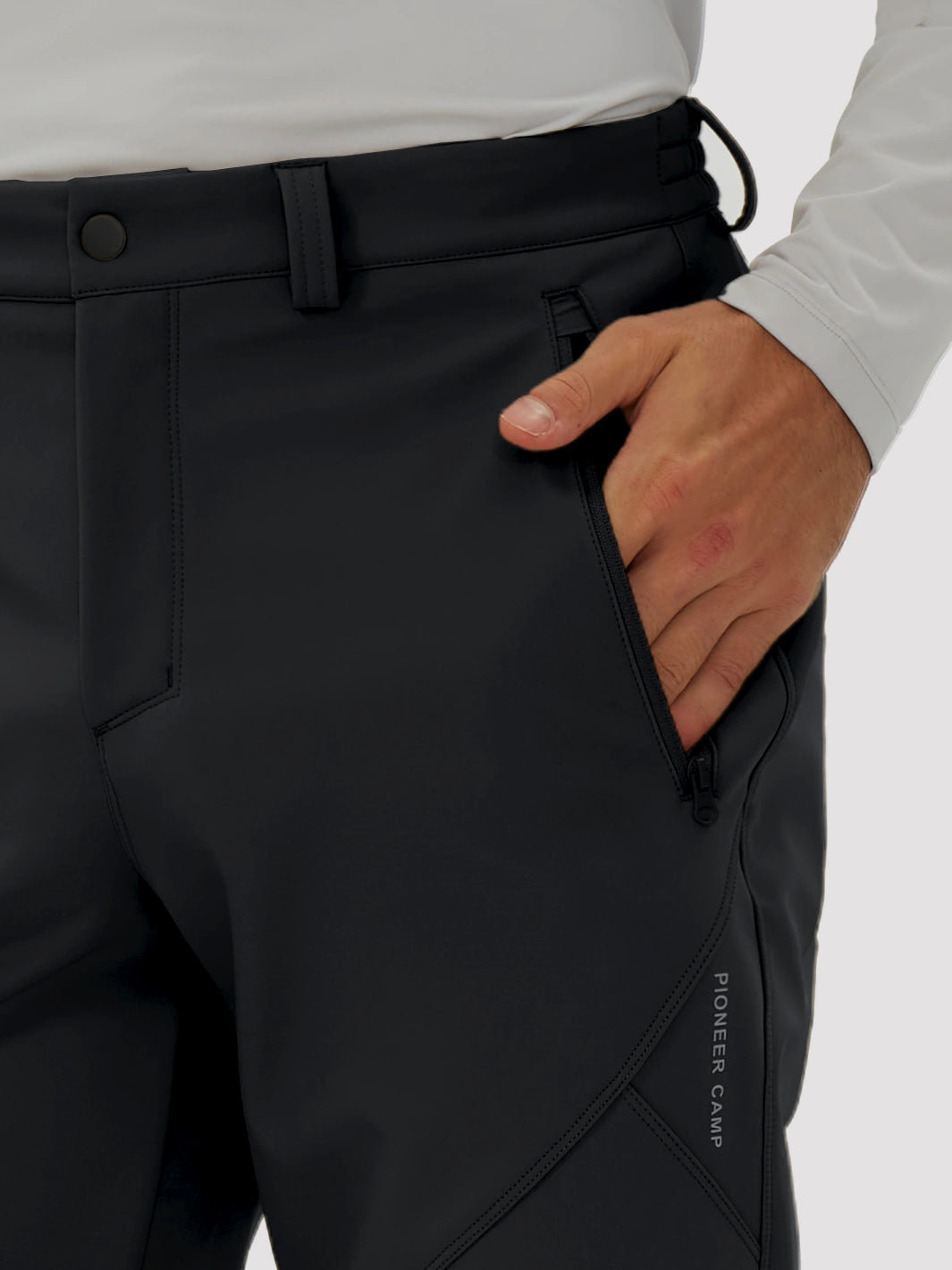 Men's Fleece-Lined Waterproof Softshell Hiking Pants