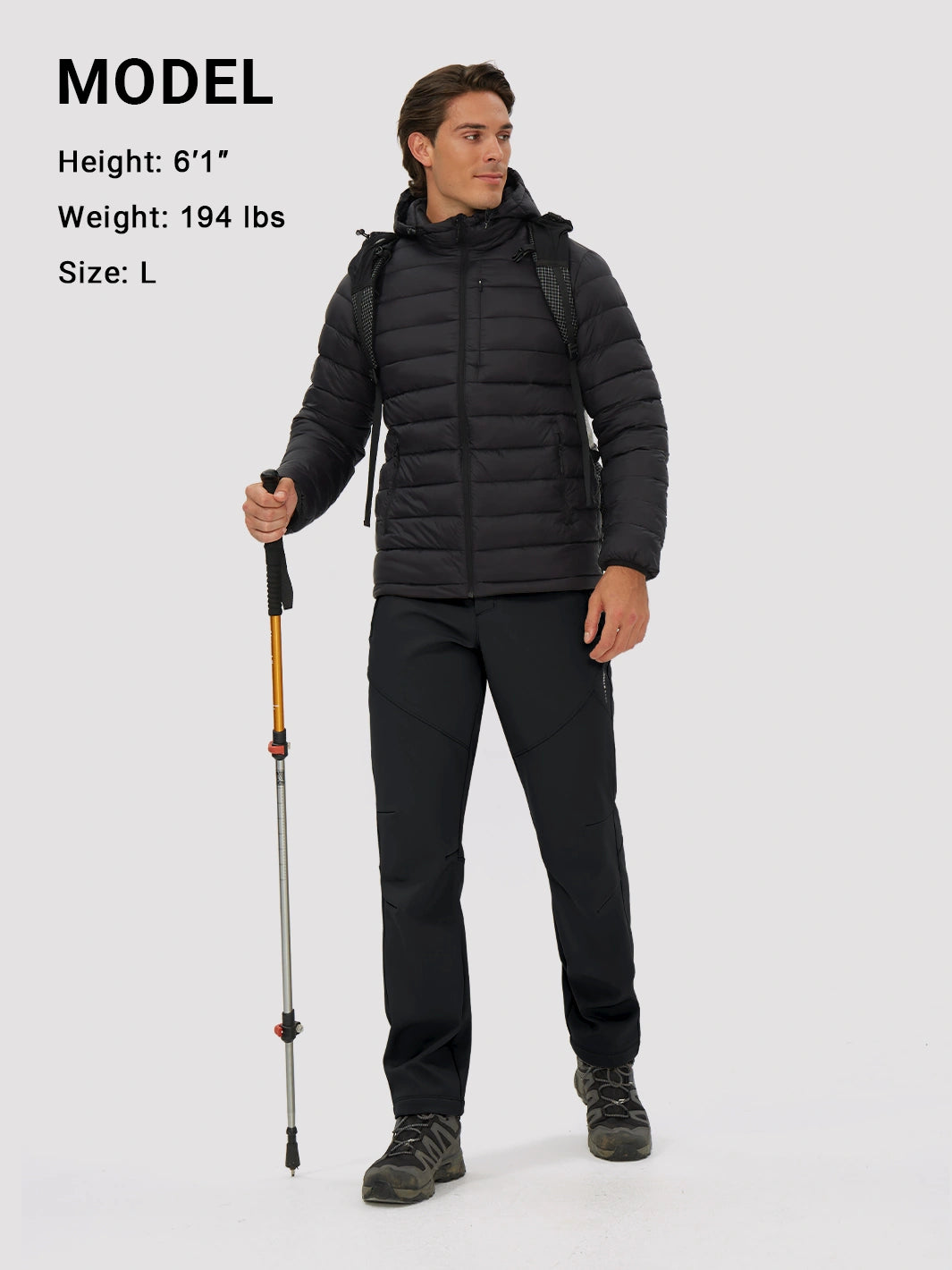 Men's Fleece-Lined Waterproof Softshell Hiking Pants