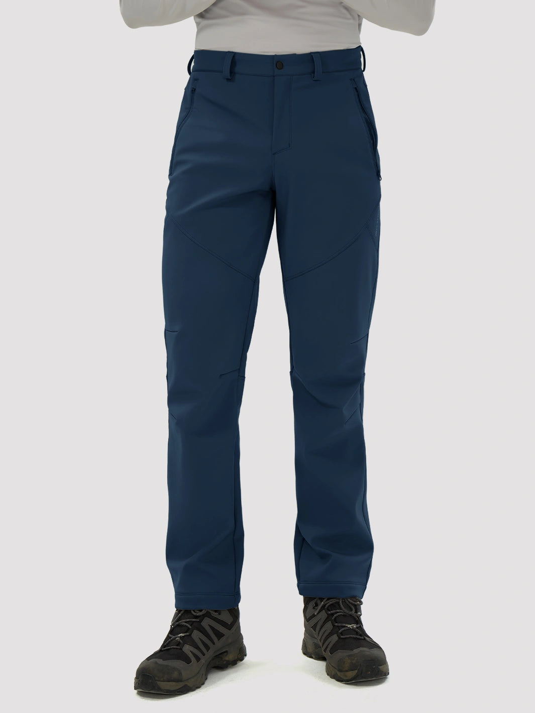 Men's Fleece-Lined Waterproof Softshell Hiking Pants
