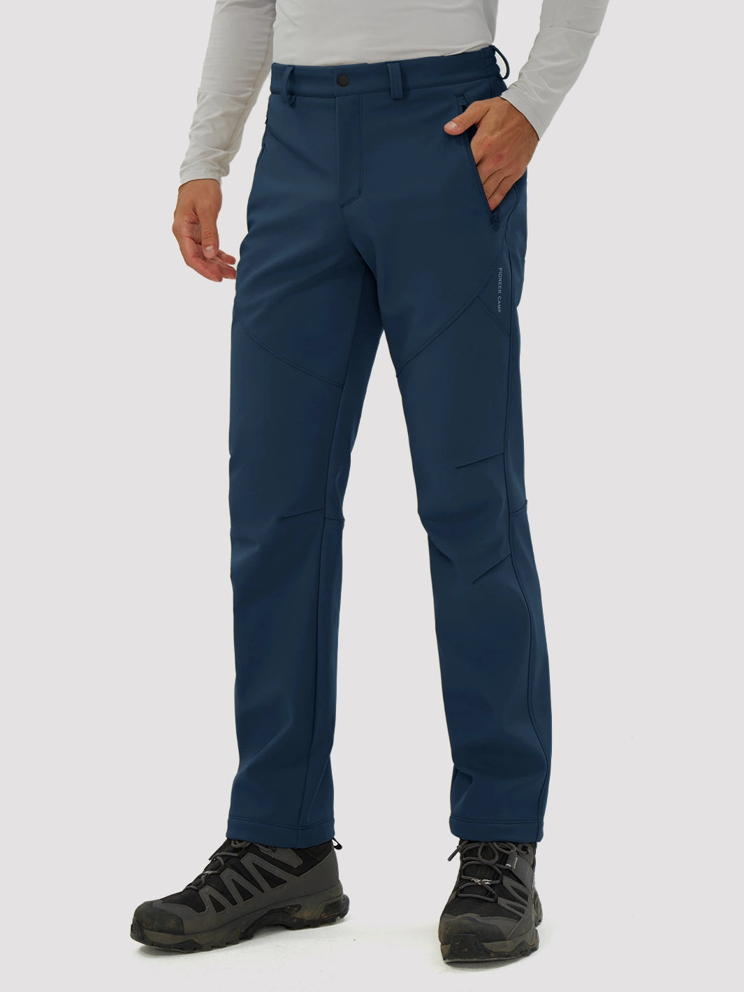 Men's Fleece-Lined Waterproof Softshell Hiking Pants