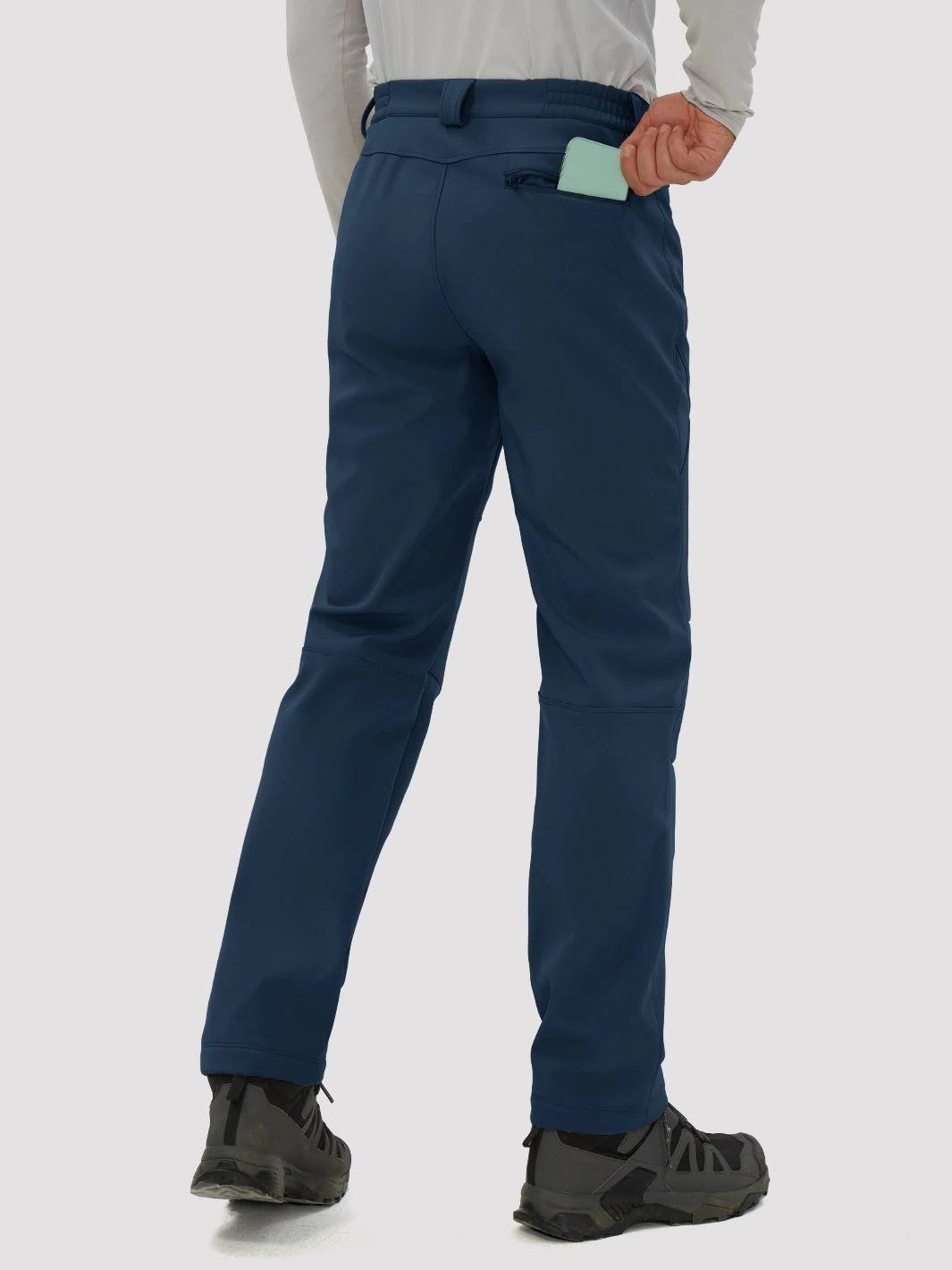 Men's Fleece-Lined Waterproof Softshell Hiking Pants