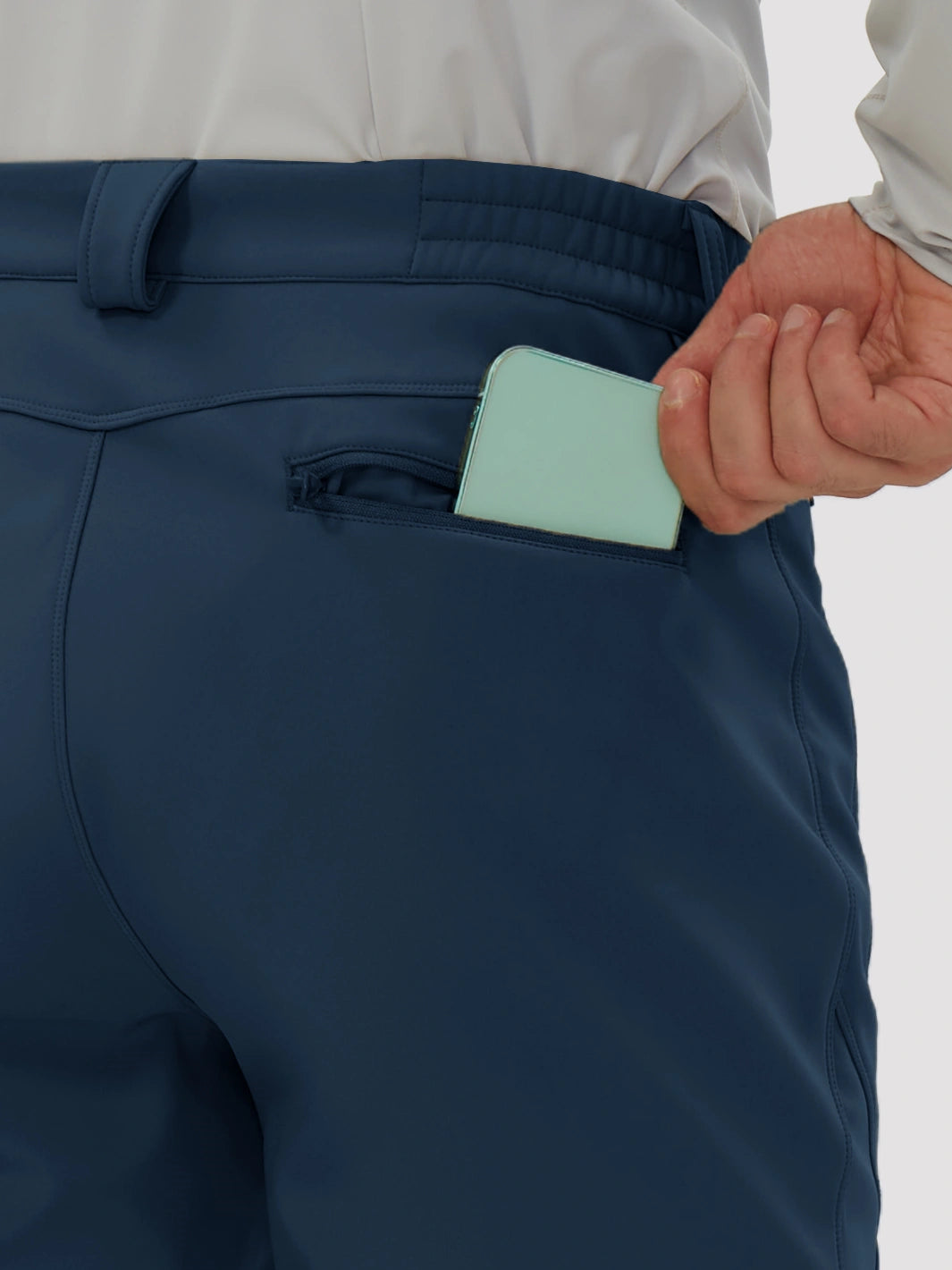 Men's Fleece-Lined Waterproof Softshell Hiking Pants