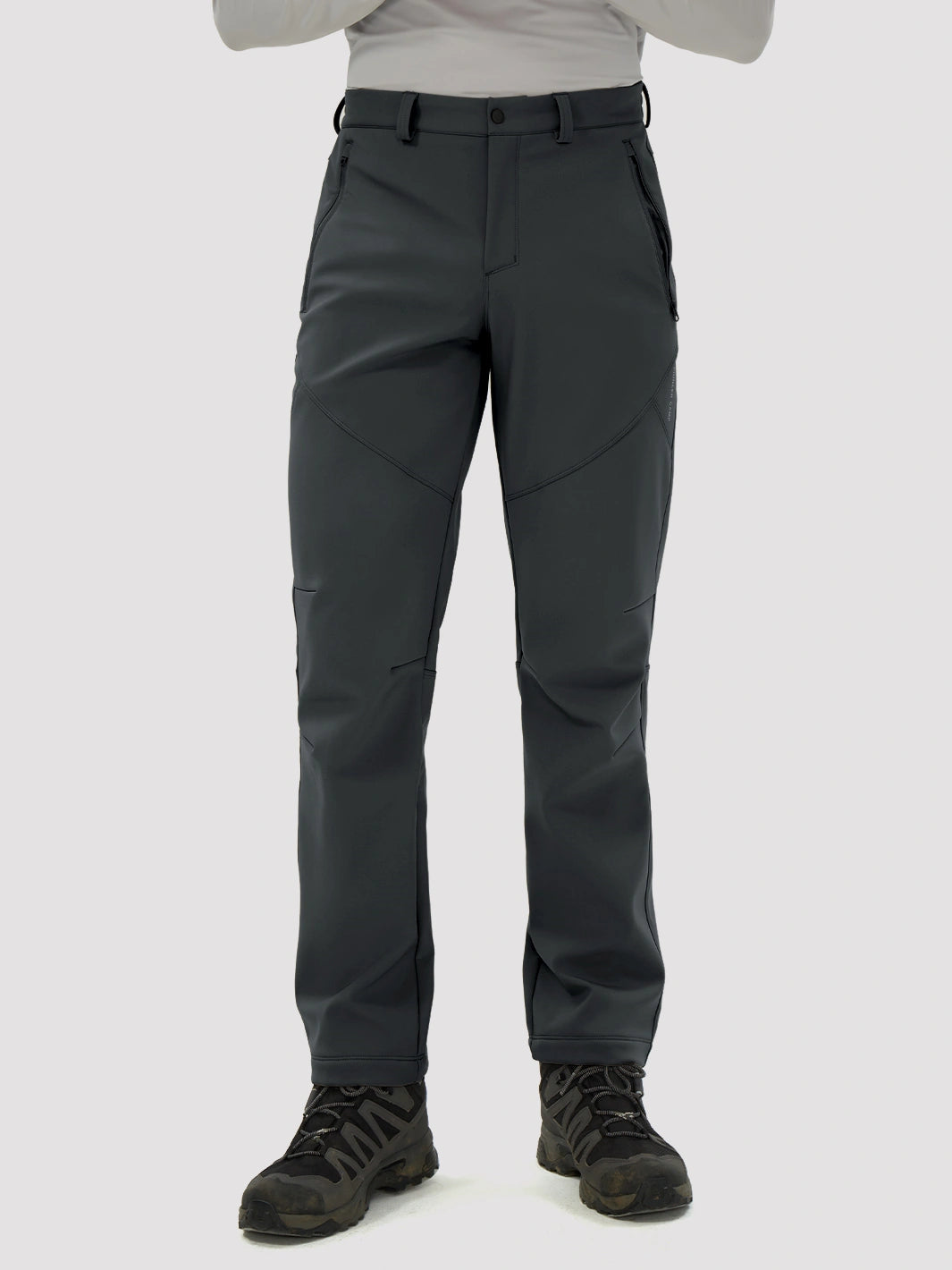 Men's Fleece-Lined Waterproof Softshell Hiking Pants