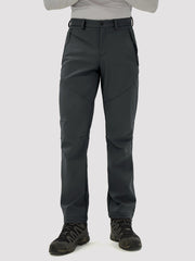 Men's Fleece-Lined Waterproof Softshell Hiking Pants PIONEER CAMP