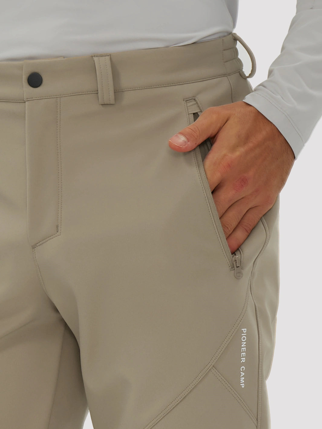 Men's Fleece-Lined Waterproof Softshell Hiking Pants
