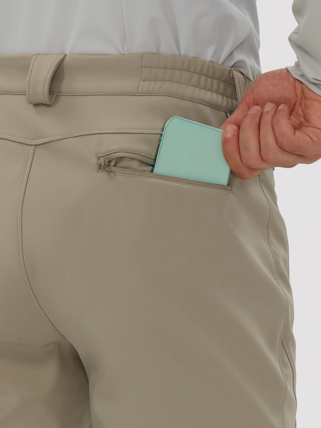 Men's Fleece-Lined Waterproof Softshell Hiking Pants