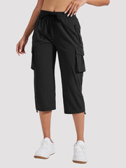 Women's Lightweight Quick-Dry Cargo Capri Pants