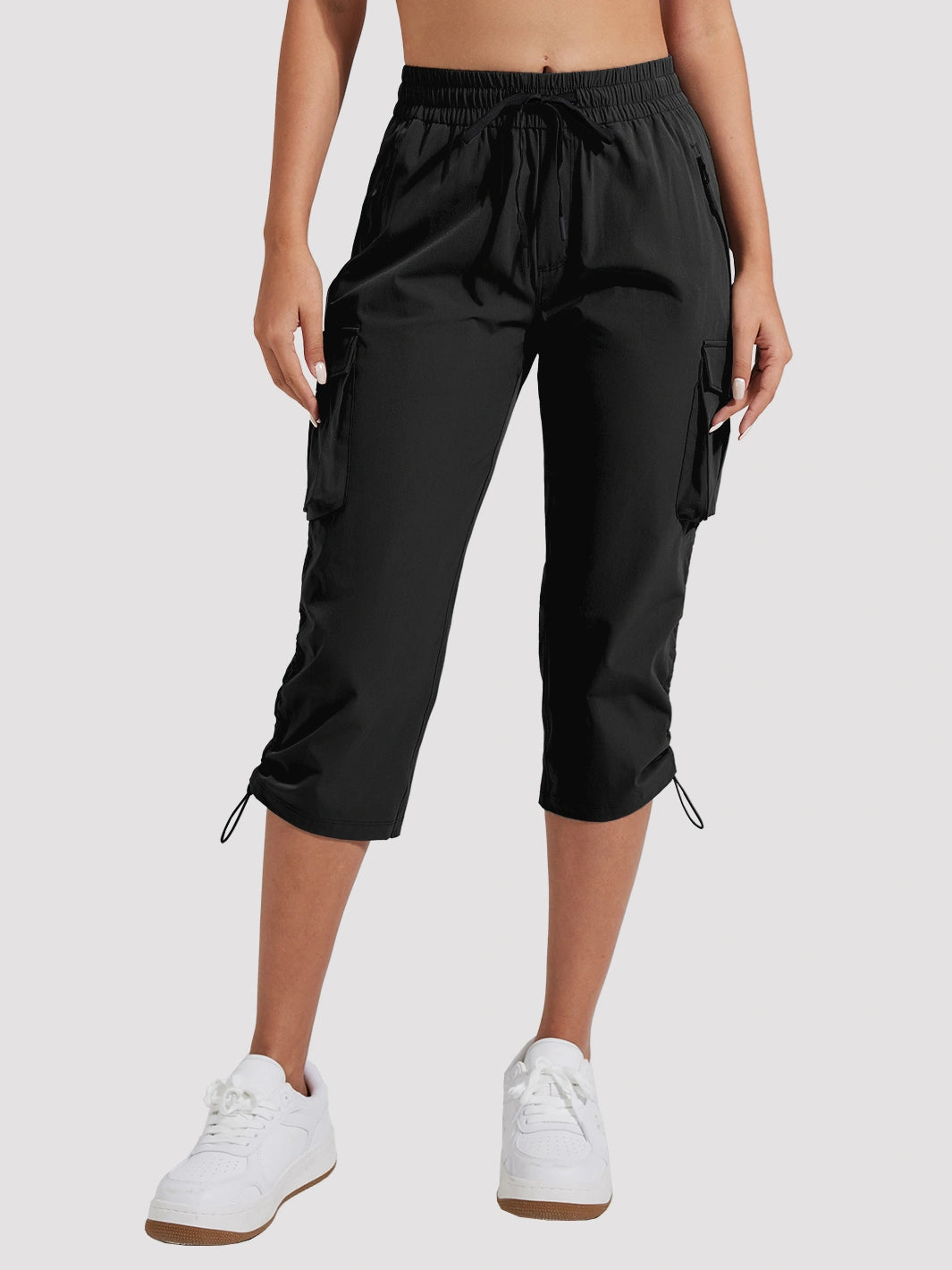 Women's Lightweight Quick-Dry Cargo Capri Pants