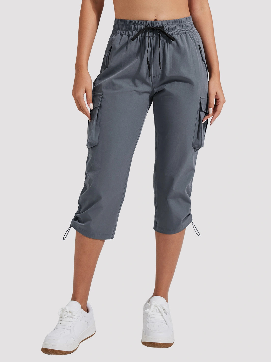 Women's Lightweight Quick-Dry Cargo Capri Pants