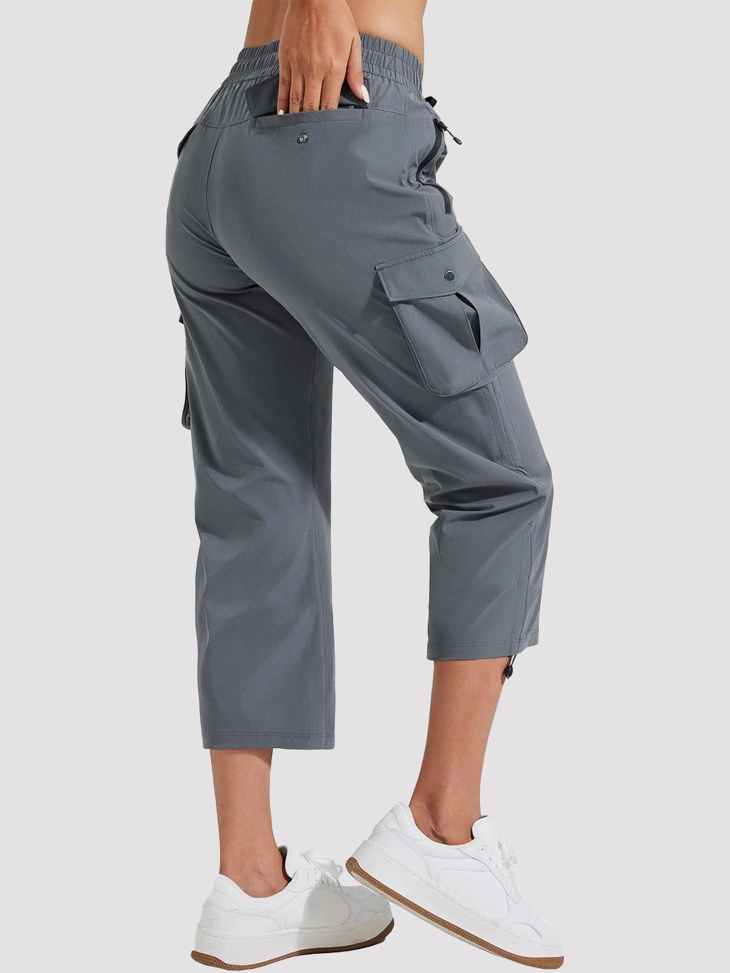 Women's Lightweight Quick-Dry Cargo Capri Pants