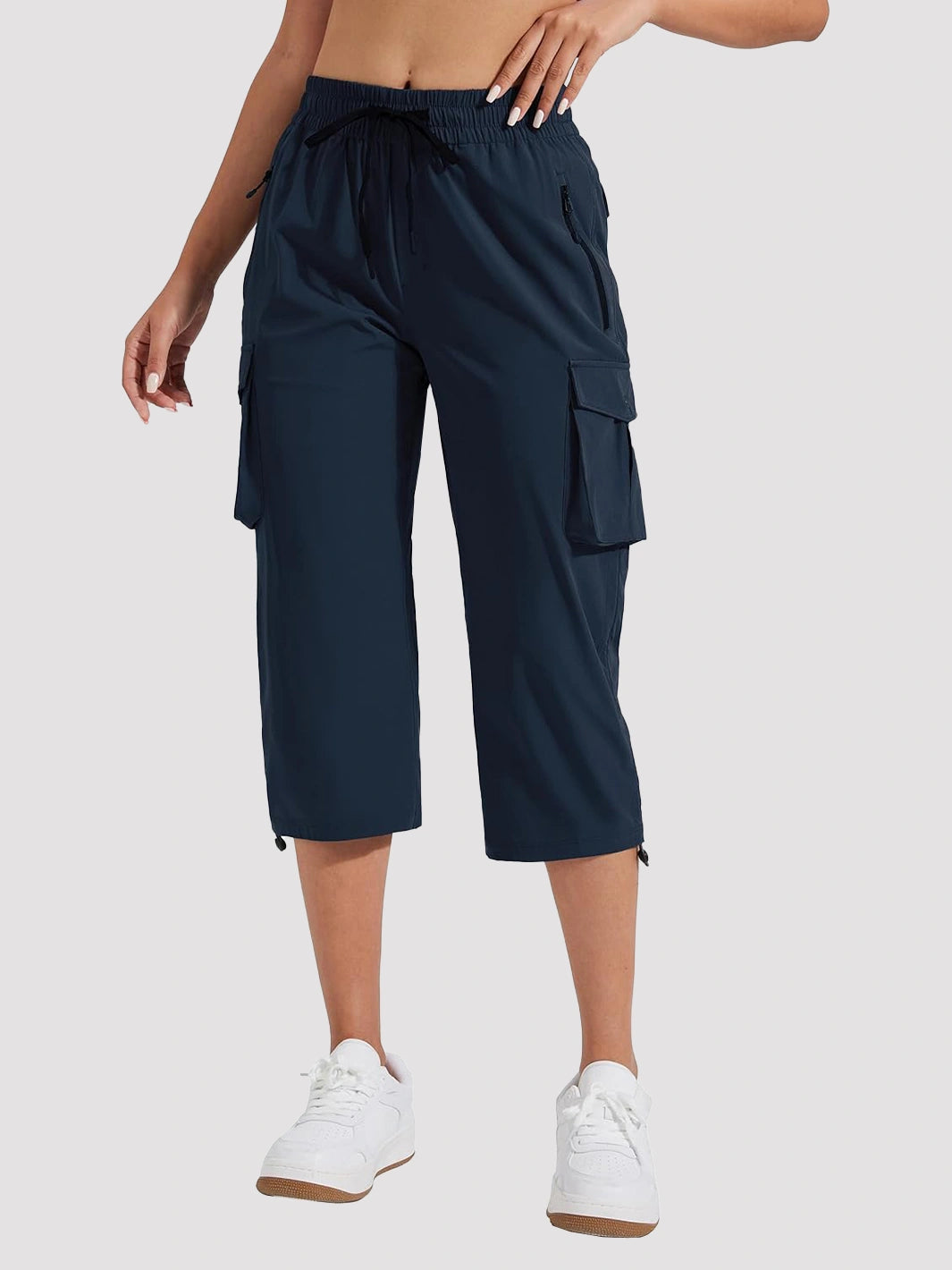 Women's Lightweight Quick-Dry Cargo Capri Pants