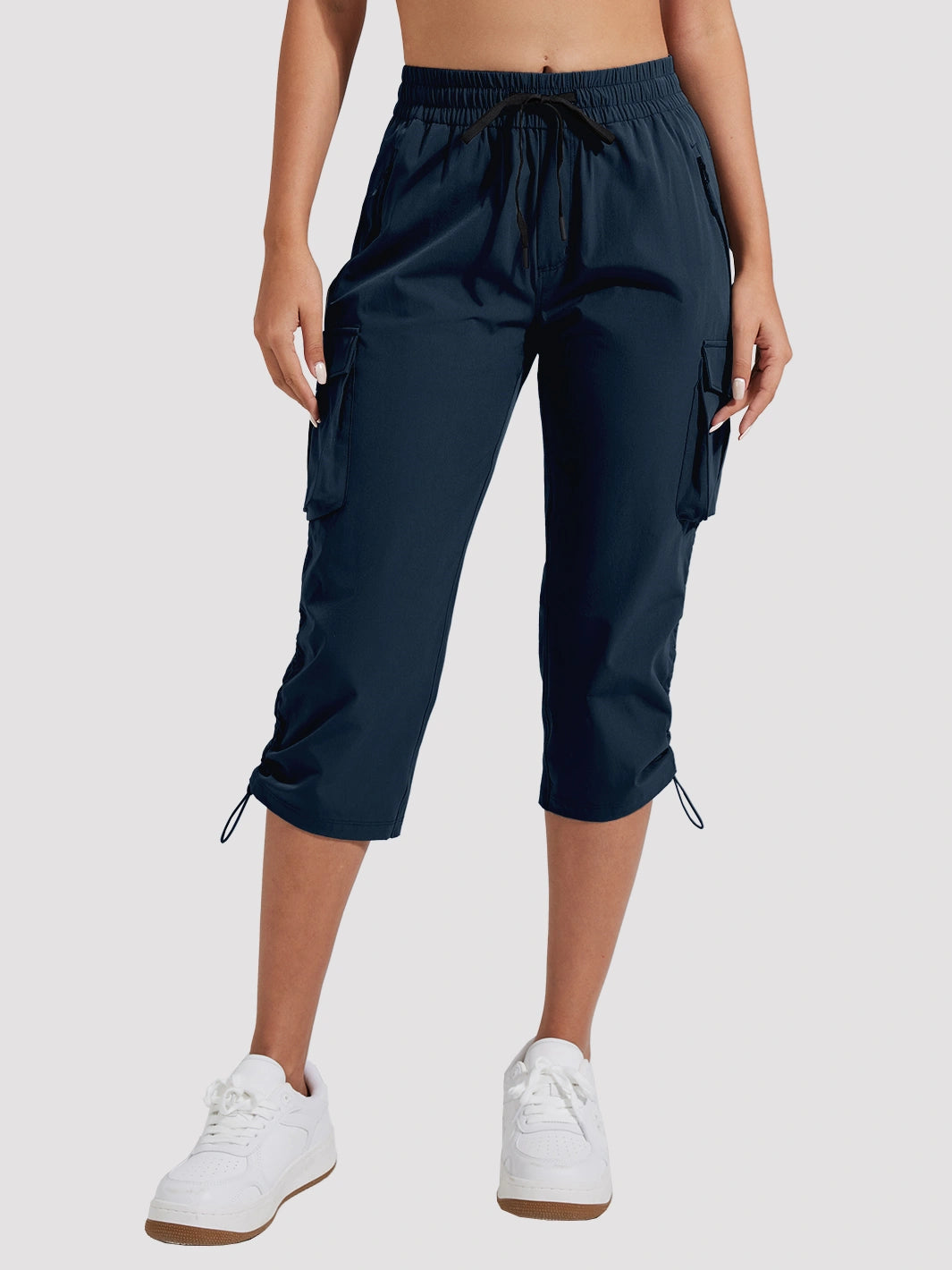 Women's Lightweight Quick-Dry Cargo Capri Pants