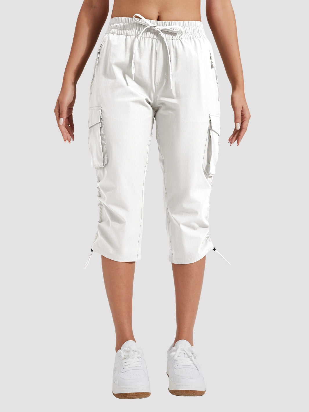 Women's Lightweight Quick-Dry Cargo Capri Pants