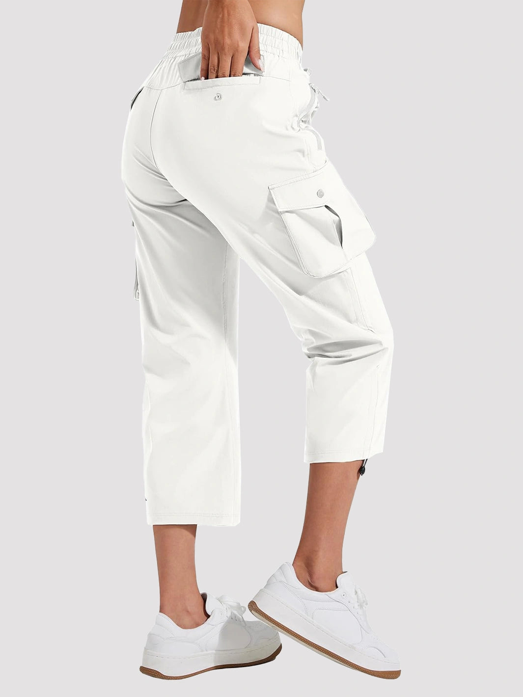 Women's Lightweight Quick-Dry Cargo Capri Pants