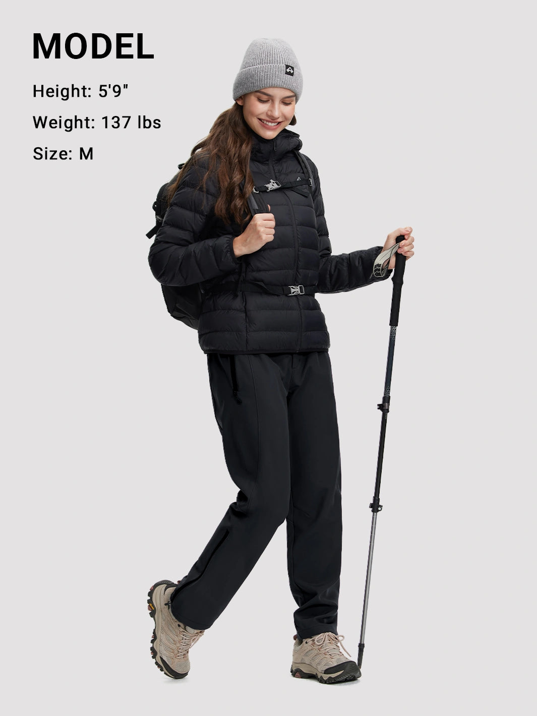 Women's Fleece-Lined Water-Resistant Hiking Pants
