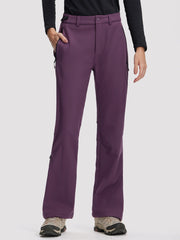 Women's Fleece-Lined Water-Resistant Hiking Pants PIONEER CAMP