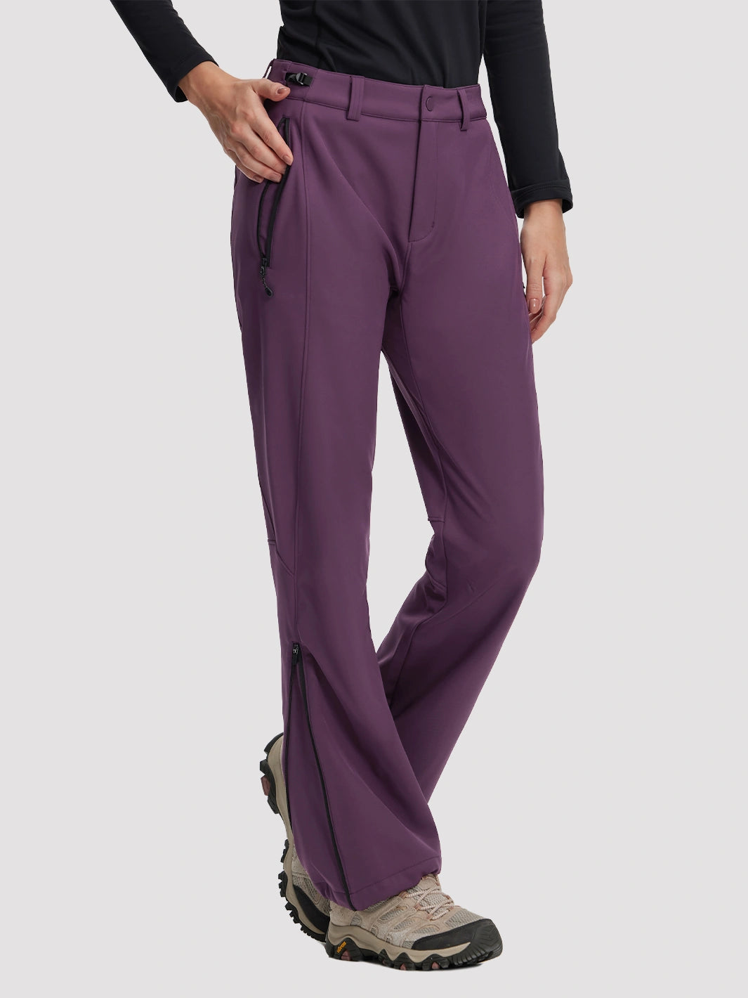 Women's Fleece-Lined Water-Resistant Hiking Pants
