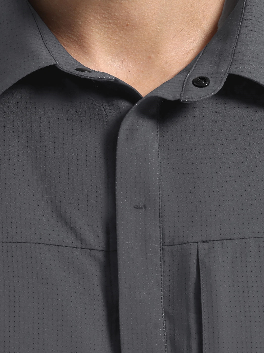 Men's UPF 50+ Quick-Dry Fishing Shirt with Rod Holder