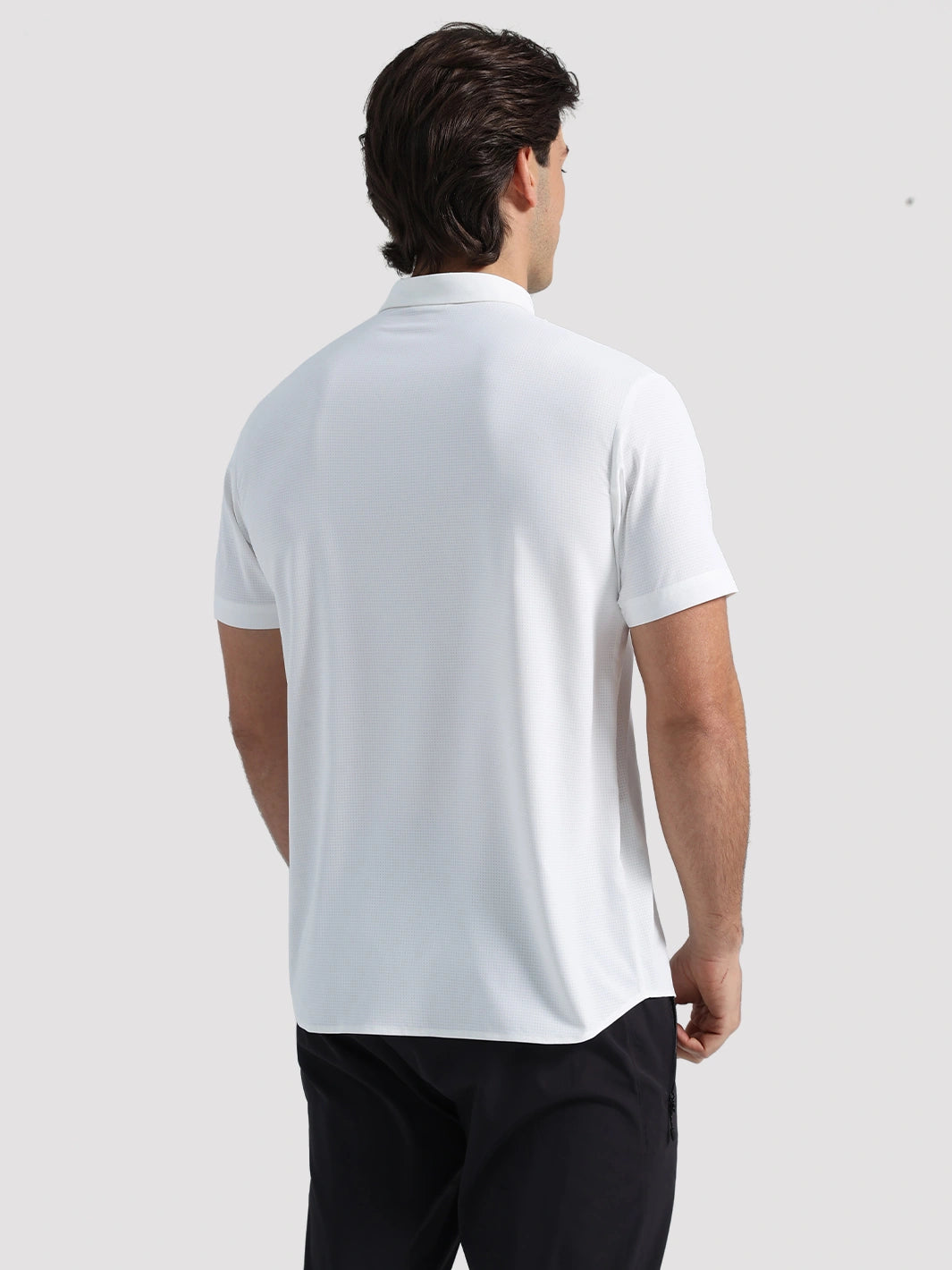 Men's UPF 50+ Quick-Dry Fishing Shirt with Rod Holder
