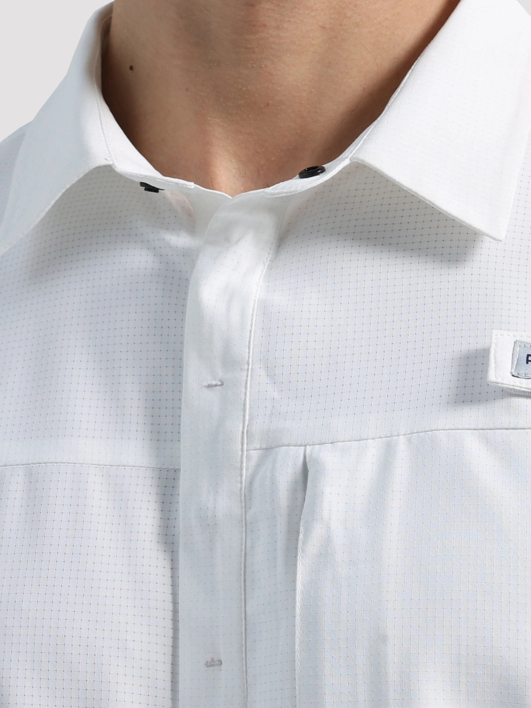 Men's UPF 50+ Quick-Dry Fishing Shirt with Rod Holder