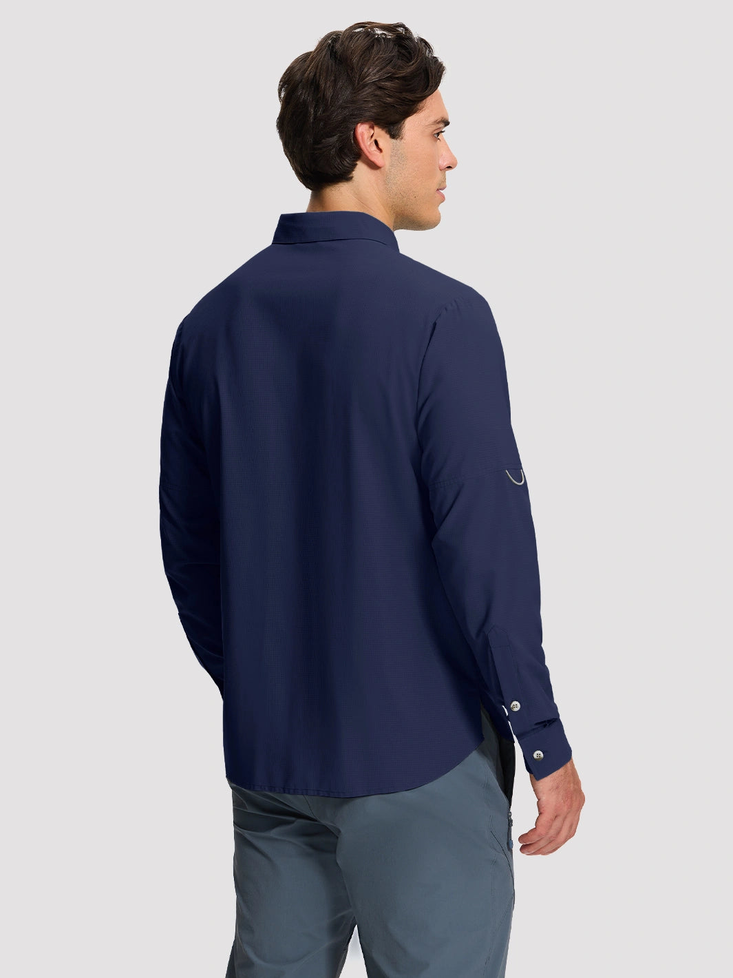 Camicia da pesca e trekking da uomo UPF 50+ con 6 tasche
