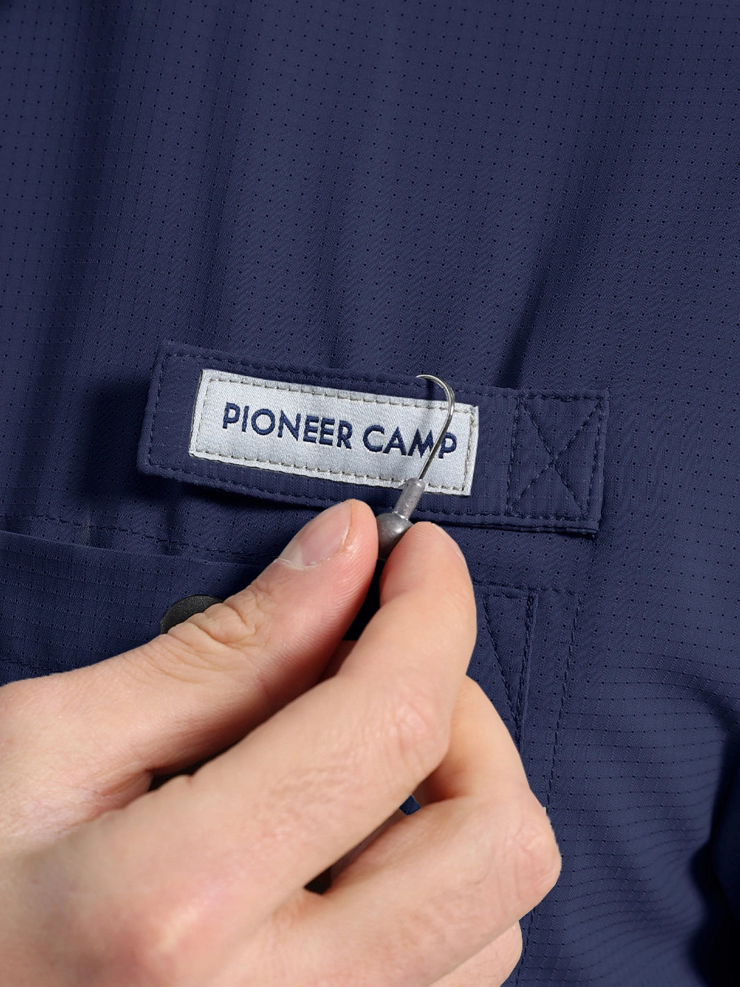 Camicia da pesca e trekking da uomo UPF 50+ con 6 tasche
