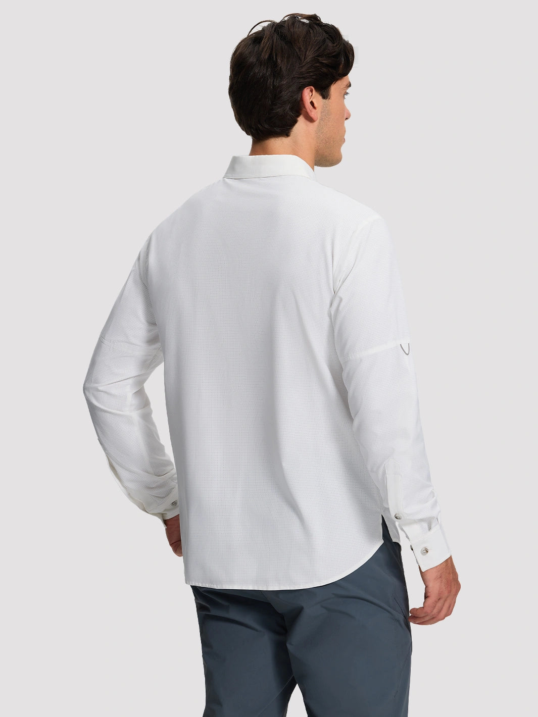 Camicia da pesca e trekking da uomo UPF 50+ con 6 tasche