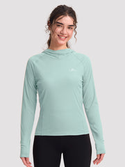 Women's Ultralight Hooded Sun Protection Top PIONEER CAMP