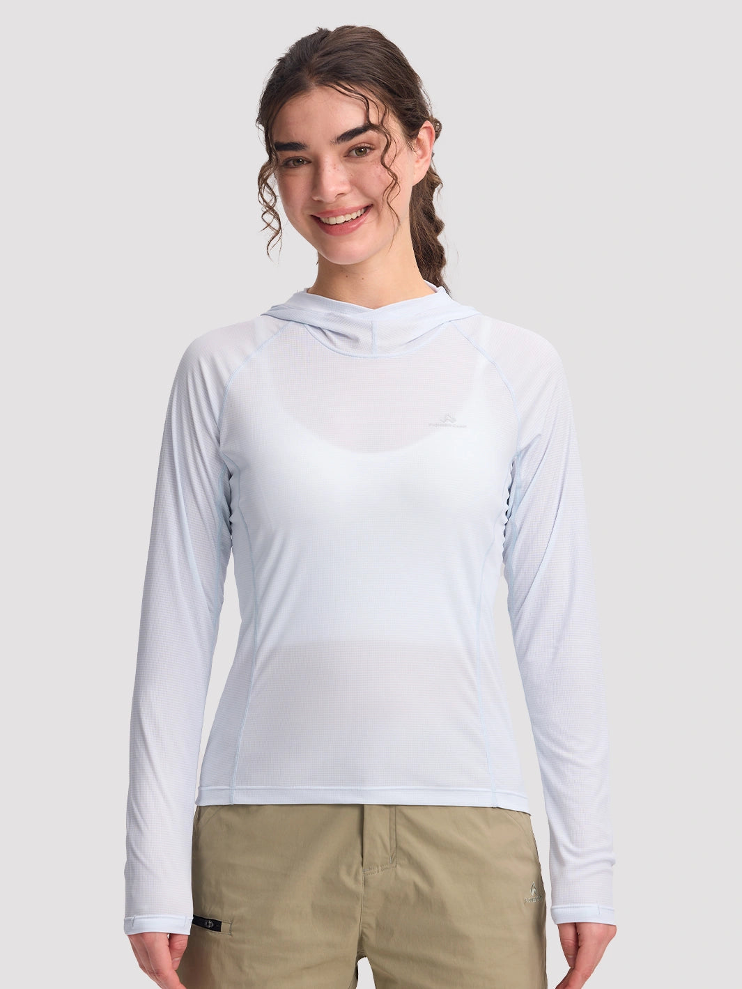 Women's Ultralight Hooded Sun Protection Top PIONEER CAMP