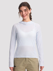 Women's Ultralight Hooded Sun Protection Top PIONEER CAMP