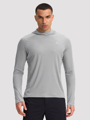 Men's Ultralight Hooded Sun Protection Top PIONEER CAMP