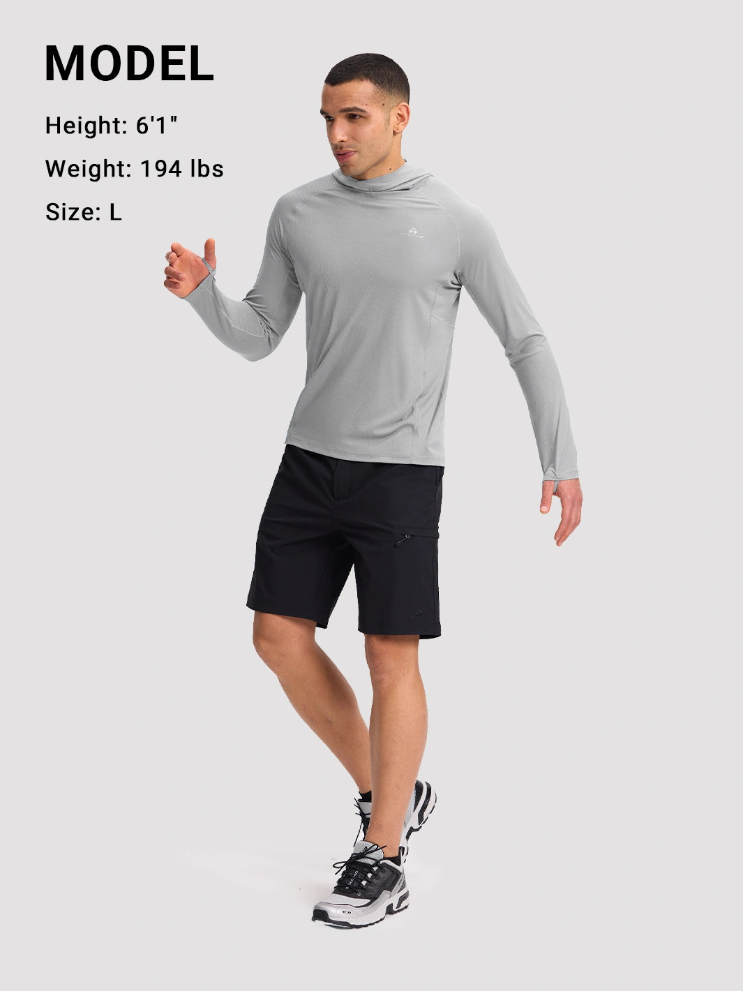 Men's Ultralight Hooded Sun Protection Top