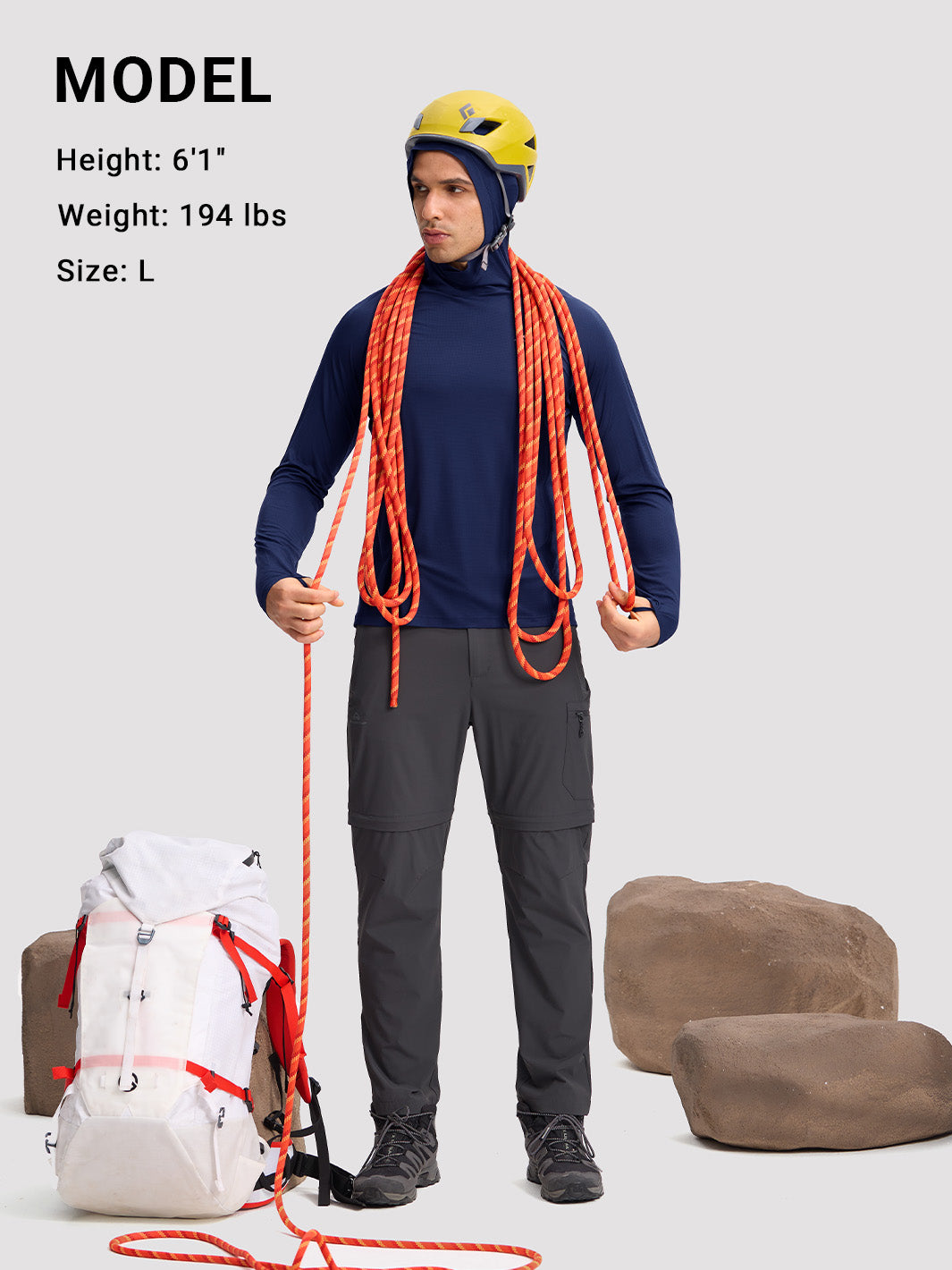 Men's Ultralight Hooded Sun Protection Top